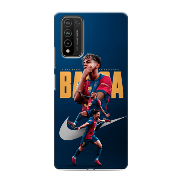 Силиконовый чехол на Huawei Honor 10X Lite с принтом Барселона Barca Yamal 