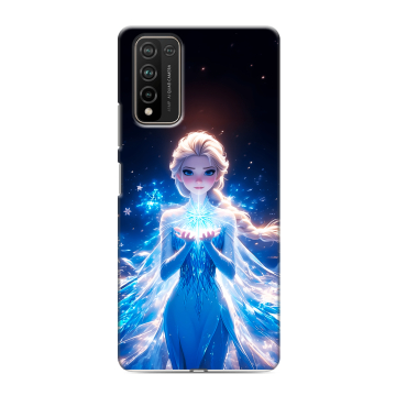 Силиконовый чехол на Huawei Honor 10X Lite с принтом Холодное сердце Frozen