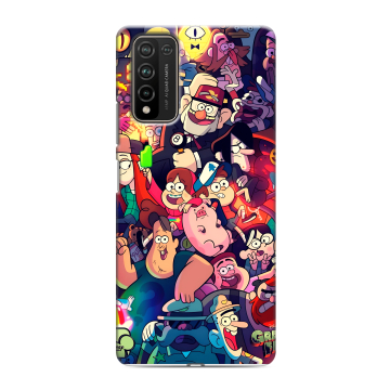 Силиконовый чехол на Huawei Honor 10X Lite с принтом Gravity Falls Гравити Фолз
