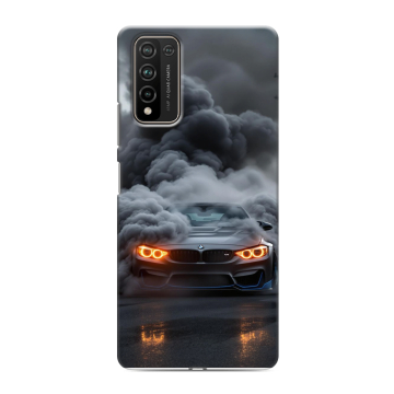 Силиконовый чехол на Huawei Honor 10X Lite с принтом BMW БМВ