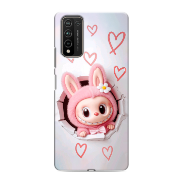 Силиконовый чехол на Huawei Honor 10X Lite с принтом Labubu Лабубу Силиконовый чехол на Huawei Honor 10X Lite с принтом Labubu Лабубу
