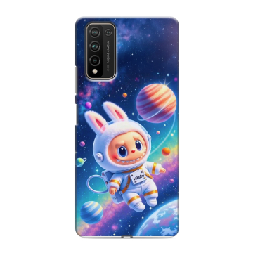 Силиконовый чехол на Huawei Honor 10X Lite с принтом Labubu Лабубу