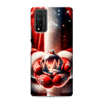 Силиконовый чехол на Huawei Honor 10X Lite с принтом Новый год