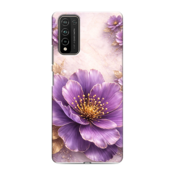 Силиконовый чехол на Huawei Honor 10X Lite с принтом женский