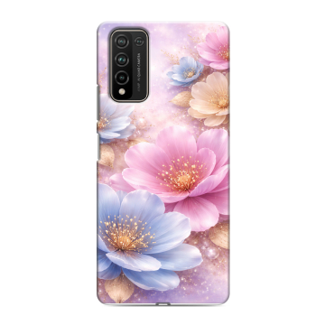 Силиконовый чехол на Huawei Honor 10X Lite с принтом женский