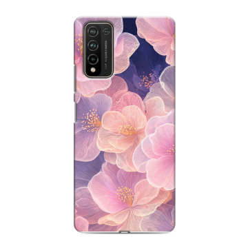 Силиконовый чехол на Huawei Honor 10X Lite с принтом женский