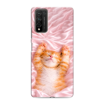 Силиконовый чехол на Huawei Honor 10X Lite с принтом женский