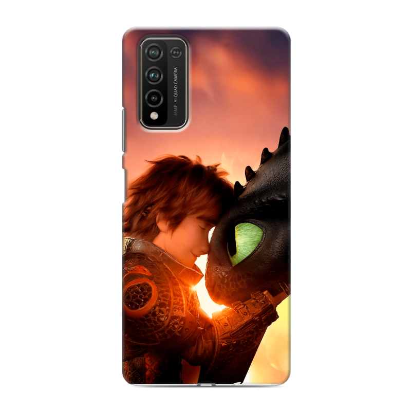 Силиконовый чехол на Huawei Honor 10X Lite с принтом Как приручить дракона Силиконовый чехол на Huawei Honor 10X Lite с принтом Как приручить дракона