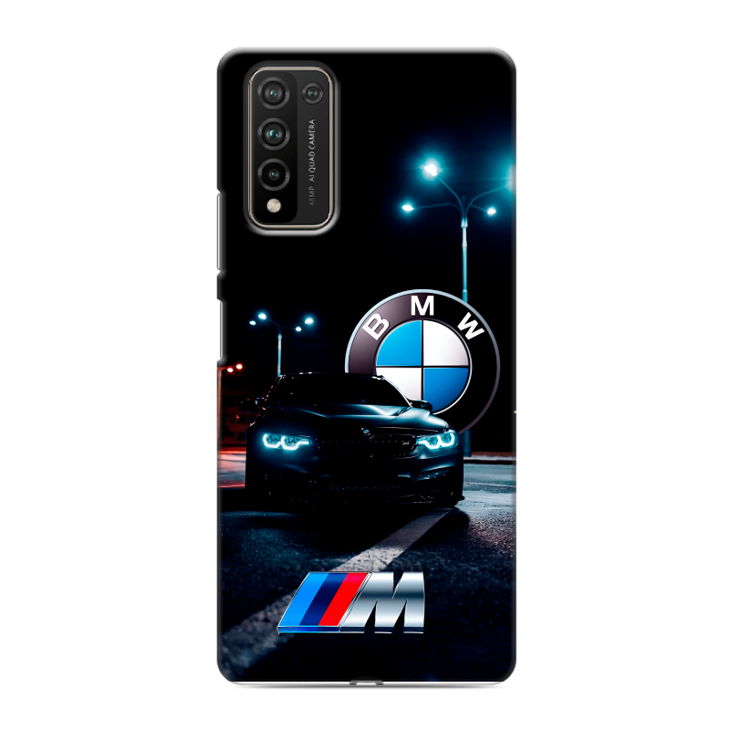 Силиконовый чехол на Huawei Honor 10X Lite с принтом БМВ BMW Силиконовый чехол на Huawei Honor 10X Lite с принтом БМВ BMW