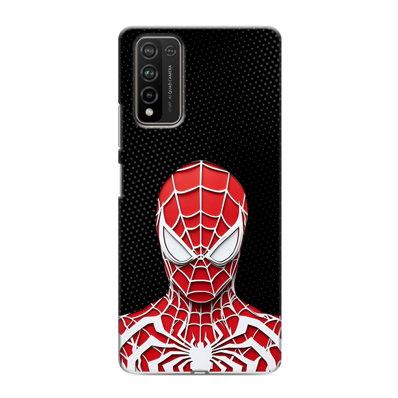 Силиконовый чехол на Huawei Honor 10X Lite с принтом человек паук spiderman Силиконовый чехол на Huawei Honor 10X Lite с принтом человек паук spiderman