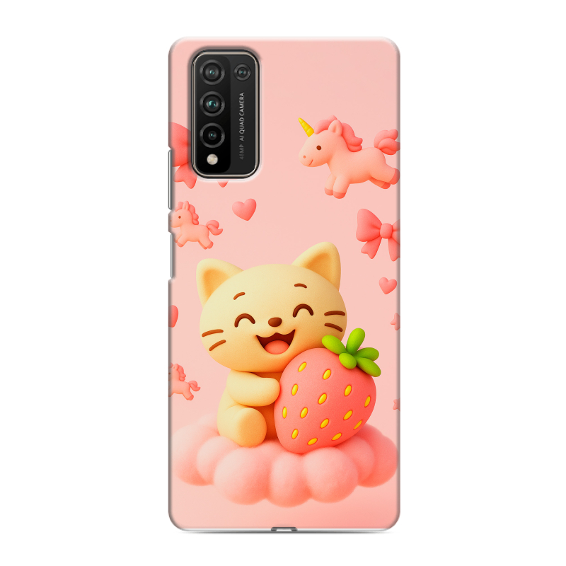 Силиконовый противоударный чехол на Huawei Honor 10X Lite с принтом для девочек Силиконовый противоударный чехол на Huawei Honor 10X Lite с принтом для девочек