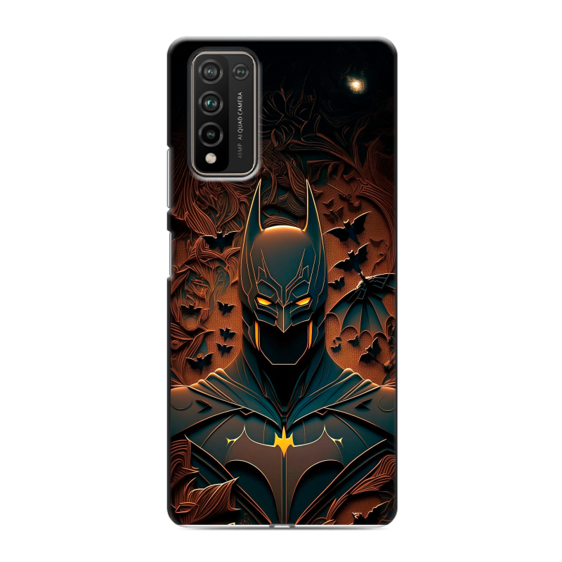 Силиконовый противоударный чехол на Huawei Honor 10X Lite с принтом Batman Бэтмен Силиконовый противоударный чехол на Huawei Honor 10X Lite с принтом Batman Бэтмен
