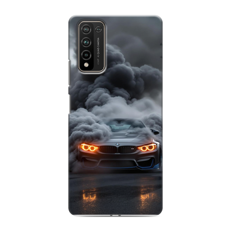 Силиконовый чехол на Huawei Honor 10X Lite с принтом BMW БМВ Силиконовый чехол на Huawei Honor 10X Lite с принтом BMW БМВ