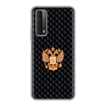 Силиконовый чехол на Huawei P Smart (2021) с принтом Герб России принт Силиконовый чехол на Huawei P Smart (2021) с принтом Герб России принт