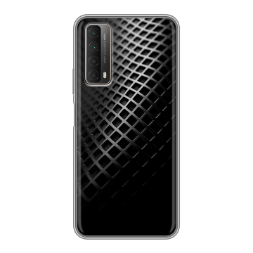 Силиконовый чехол на Huawei P Smart (2021) с принтом Текстура металла Силиконовый чехол на Huawei P Smart (2021) с принтом Текстура металла