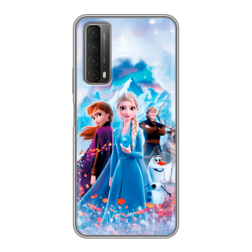 Силиконовый чехол на Huawei P Smart (2021) с принтом Холодное сердце Frozen Силиконовый чехол на Huawei P Smart (2021) с принтом Холодное сердце Frozen