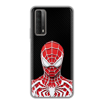 Силиконовый чехол на Huawei P Smart (2021) с принтом человек паук spiderman Силиконовый чехол на Huawei P Smart (2021) с принтом человек паук spiderman