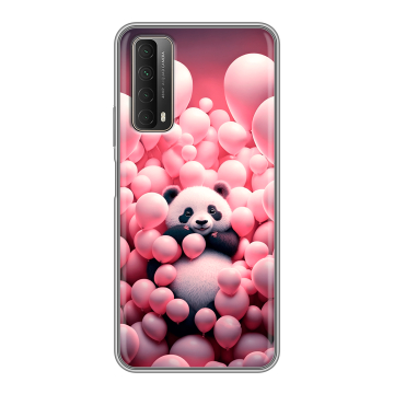 Силиконовый чехол на Huawei P Smart (2021) с принтом Панда Силиконовый чехол на Huawei P Smart (2021) с принтом Панда