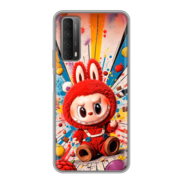 Силиконовый чехол на Huawei P Smart (2021) с принтом Labubu Лабубу Силиконовый чехол на Huawei P Smart (2021) с принтом Labubu Лабубу