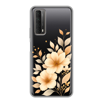 Силиконовый чехол на Huawei P Smart (2021) с принтом для девушки