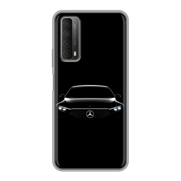 Силиконовый чехол на Huawei P Smart (2021) с принтом Mercedes Мерседес Силиконовый чехол на Huawei P Smart (2021) с принтом Mercedes Мерседес