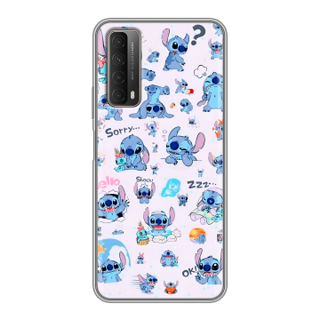 Силиконовый чехол на Huawei P Smart (2021) с принтом Лило и Стич