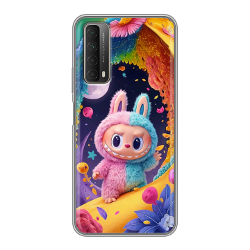 Силиконовый чехол на Huawei P Smart (2021) с принтом Labubu Лабубу Силиконовый чехол на Huawei P Smart (2021) с принтом Labubu Лабубу