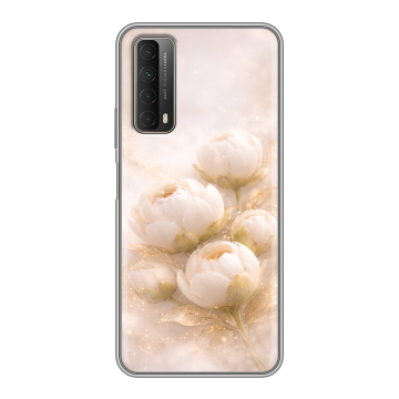 Силиконовый чехол на Huawei P Smart (2021) с принтом женский
