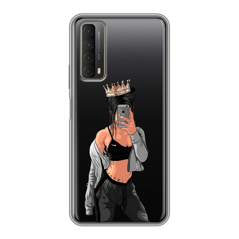 Силиконовый чехол на Huawei P Smart (2021) с принтом Женские принты Силиконовый чехол на Huawei P Smart (2021) с принтом Женские принты