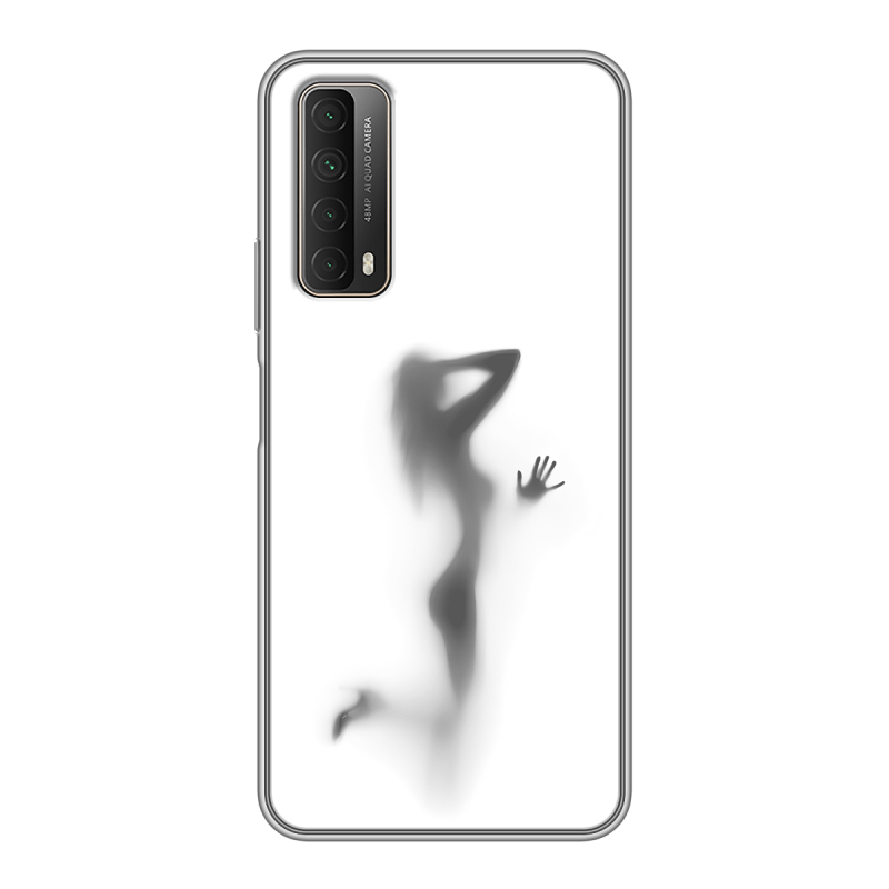 Силиконовый противоударный чехол на Huawei P Smart (2021) с принтом Силуэт Силиконовый противоударный чехол на Huawei P Smart (2021) с принтом Силуэт