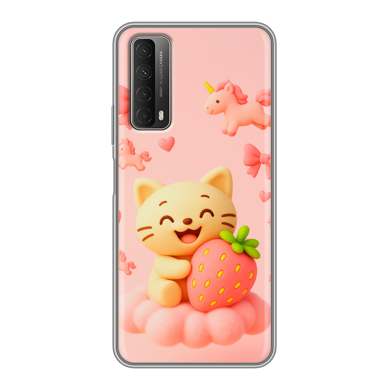 Силиконовый чехол на Huawei P Smart (2021) с принтом для девочек Силиконовый чехол на Huawei P Smart (2021) с принтом для девочек