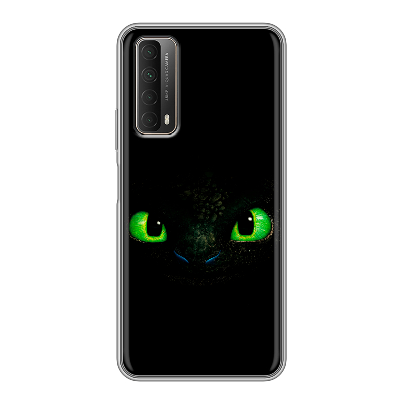 Силиконовый противоударный чехол на Huawei P Smart (2021) с принтом Как приручить дракона Силиконовый противоударный чехол на Huawei P Smart (2021) с принтом Как приручить дракона