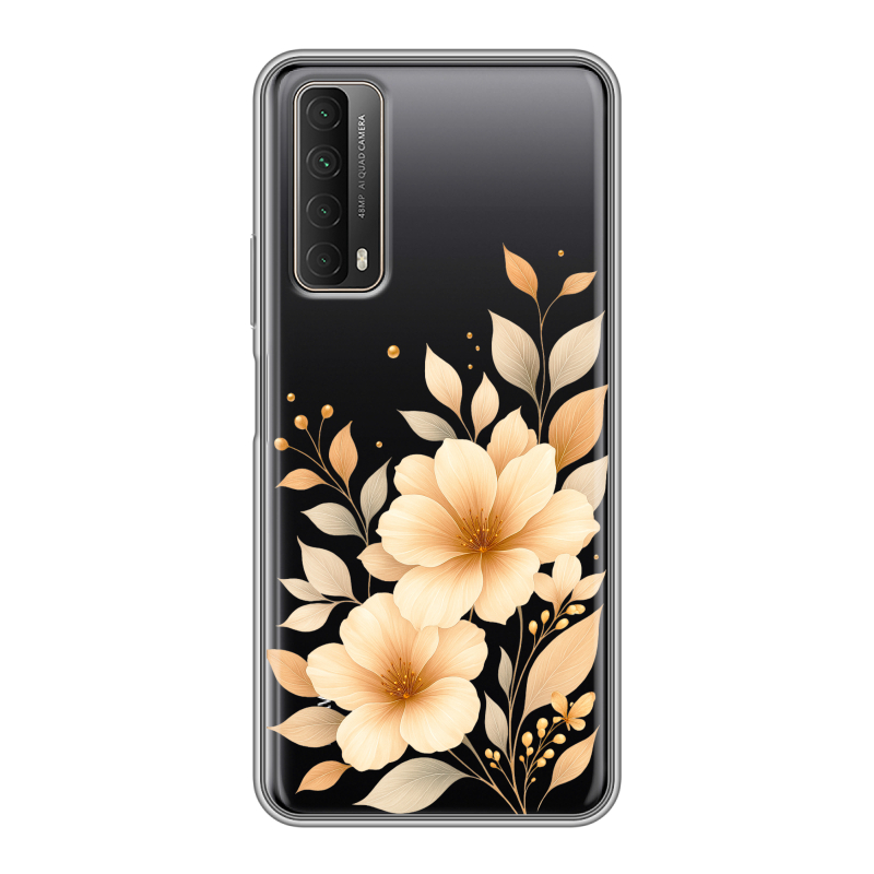 Силиконовый противоударный чехол на Huawei P Smart (2021) с принтом для девушки Силиконовый противоударный чехол на Huawei P Smart (2021) с принтом для девушки