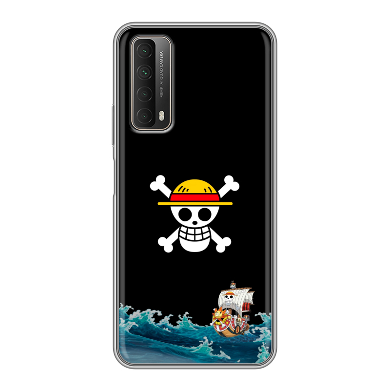 Силиконовый чехол на Huawei P Smart (2021) с принтом One Piece Ван Пис Силиконовый чехол на Huawei P Smart (2021) с принтом One Piece Ван Пис