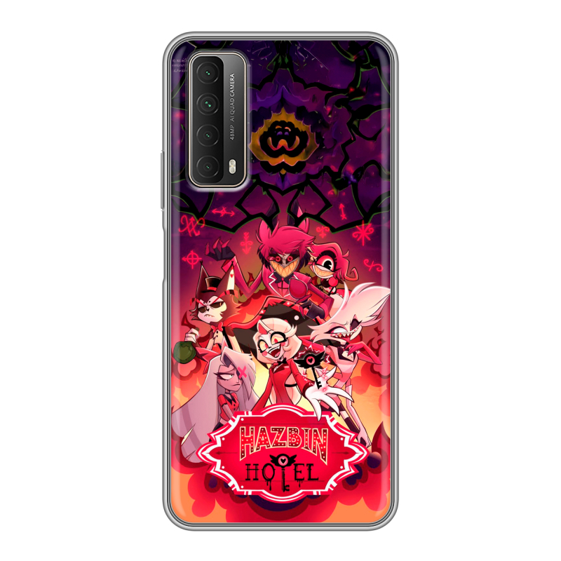 Силиконовый чехол на Huawei P Smart (2021) с принтом Hazbin Hotel Отель Хазбин Силиконовый чехол на Huawei P Smart (2021) с принтом Hazbin Hotel Отель Хазбин
