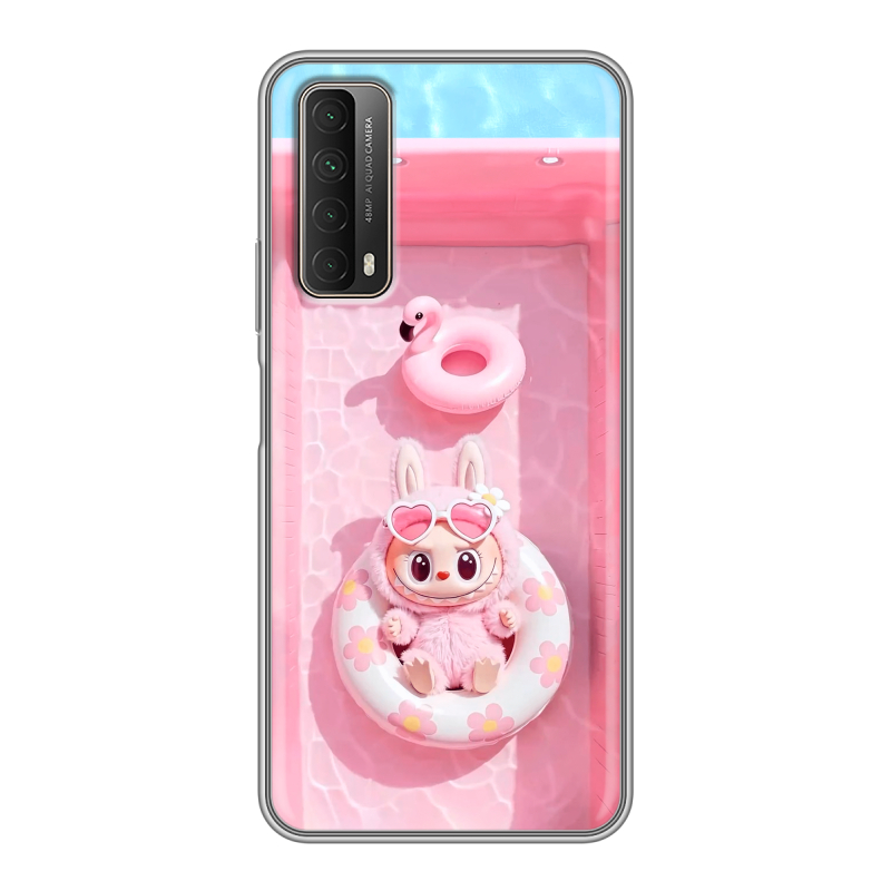 Силиконовый чехол на Huawei P Smart (2021) с принтом Labubu Лабубу Силиконовый чехол на Huawei P Smart (2021) с принтом Labubu Лабубу
