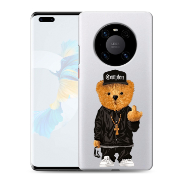 Силиконовый чехол на Huawei Mate 40 Pro с принтом Мишка Силиконовый чехол на Huawei Mate 40 Pro с принтом Мишка