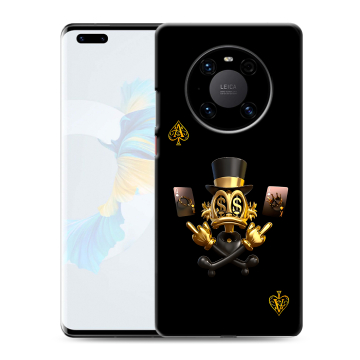 Силиконовый чехол на Huawei Mate 40 Pro с принтом Золотой скрудж макдак Силиконовый чехол на Huawei Mate 40 Pro с принтом Золотой скрудж макдак