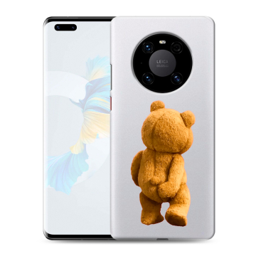 Силиконовый чехол на Huawei Mate 40 Pro с принтом Медведь
