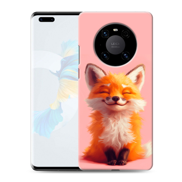 Силиконовый чехол на Huawei Mate 40 Pro с принтом милая лиса