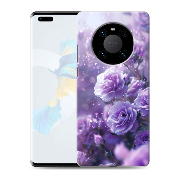 Силиконовый чехол на Huawei Mate 40 Pro с принтом Розы цветы