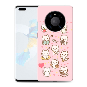 Силиконовый чехол на Huawei Mate 40 Pro с принтом Hello Kitty Хелоу Кити Силиконовый чехол на Huawei Mate 40 Pro с принтом Hello Kitty Хелоу Кити