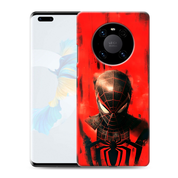 Силиконовый чехол на Huawei Mate 40 Pro с принтом человек паук spiderman