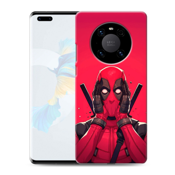 Силиконовый чехол на Huawei Mate 40 Pro с принтом Дедпул Deadpool