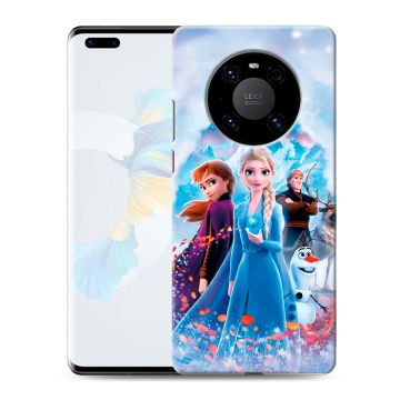 Силиконовый чехол на Huawei Mate 40 Pro с принтом Холодное сердце Frozen
