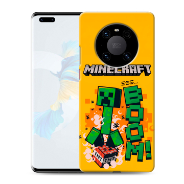 Силиконовый чехол на Huawei Mate 40 Pro с принтом Майнкрафт Minecraft Силиконовый чехол на Huawei Mate 40 Pro с принтом Майнкрафт Minecraft