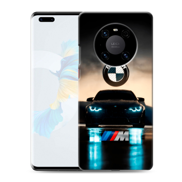 Силиконовый чехол на Huawei Mate 40 Pro с принтом БМВ BMW