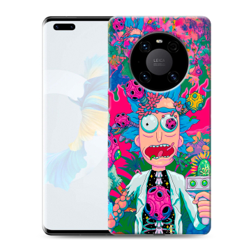 Силиконовый чехол на Huawei Mate 40 Pro с принтом Рик и Морти Rick Morty Силиконовый чехол на Huawei Mate 40 Pro с принтом Рик и Морти Rick Morty