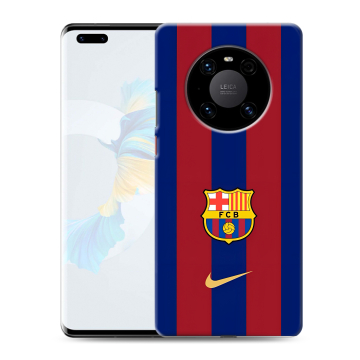 Силиконовый чехол на Huawei Mate 40 Pro с принтом Барселона Barcelona
