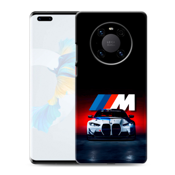 Силиконовый чехол на Huawei Mate 40 Pro с принтом БМВ BMW